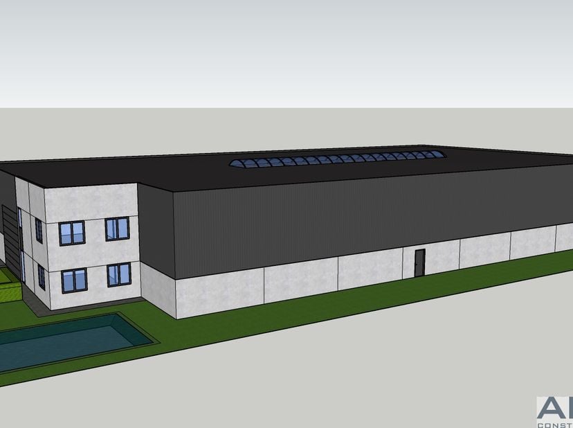 Te huur: nog nieuw te bouwen alleenstaande opslag- / werkplaats met kantoorruimte.&lt;br /&gt;
KMO zone Lanklaar. Vermoedelijke oplevering eind 2025&lt;br /&gt;
&lt;